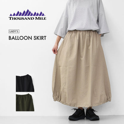 THOUSAND MILE [サウザンドマイル] BALLOON SKIRT [TM251SS00182] バルーンスカート [2025SS]