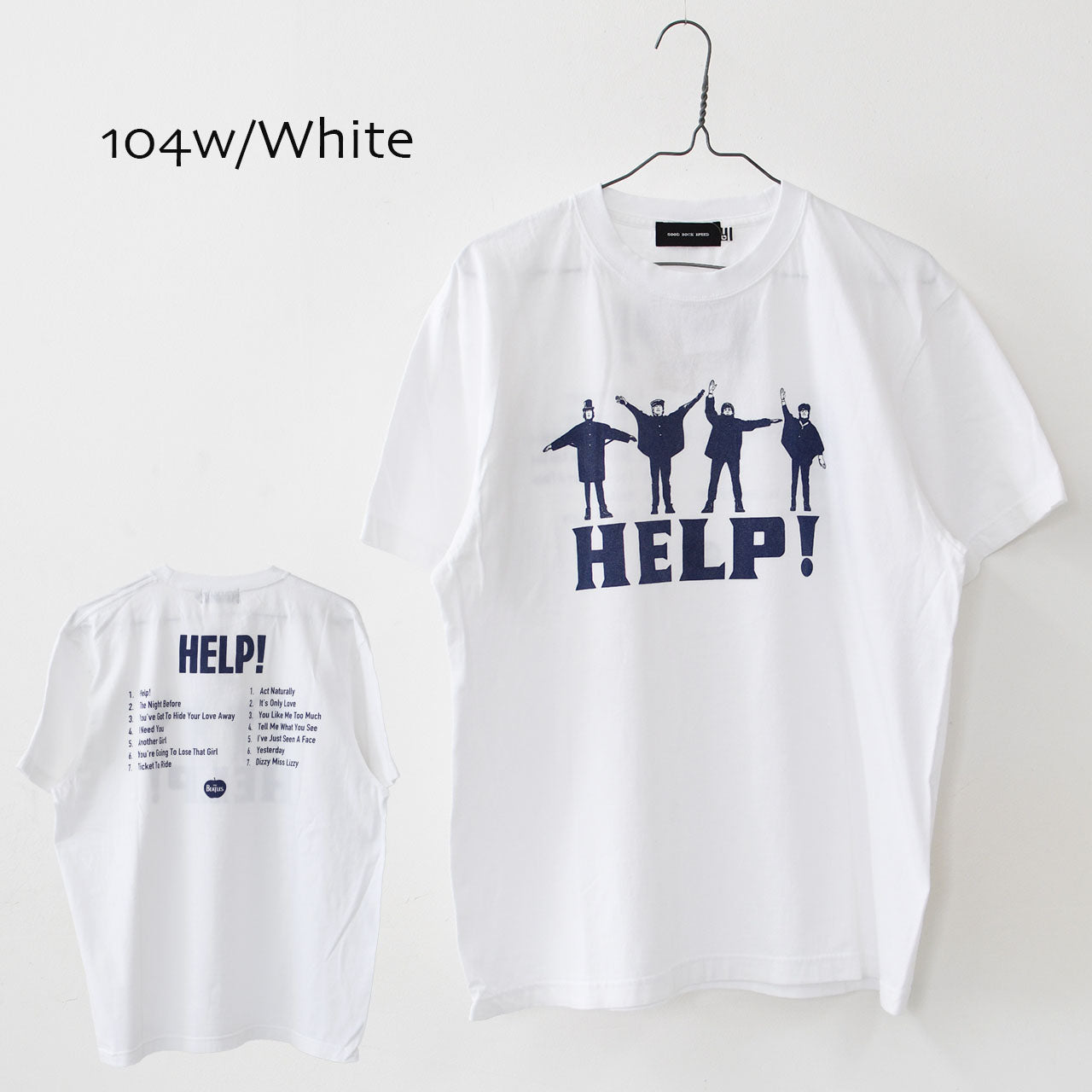 GOOD ROCK SPEED [グッドロックスピード] THE BEATLES T-SHIRT [25BTL103W / 25BTL104W] ザ ビートルズ Tシャツ [2025SS]