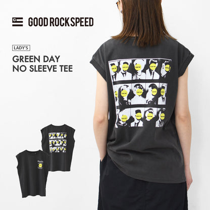 GOOD ROCK SPEED [グッドロックスピード] GREEN DAY NO SLEEVE TEE  [25GRD104W]  グリーンデイノースリーブTシャツ [2025SS]