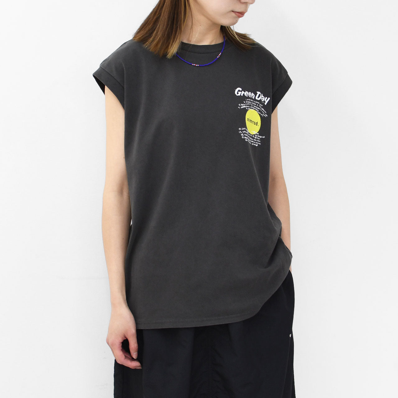 GOOD ROCK SPEED [グッドロックスピード] GREEN DAY NO SLEEVE TEE  [25GRD104W]  グリーンデイノースリーブTシャツ [2025SS]