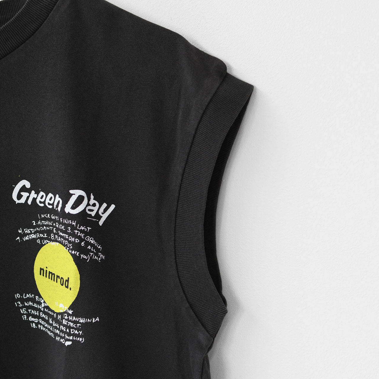 GOOD ROCK SPEED [グッドロックスピード] GREEN DAY NO SLEEVE TEE  [25GRD104W]  グリーンデイノースリーブTシャツ [2025SS]