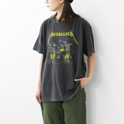 GOOD ROCK SPEED [グッドロックスピード] METALLICA PIGMENT LOGO T-SHIRT [25MET002W / 25MET101W] メタリカ ピグメント ロゴ Tシャツ [2025SS]