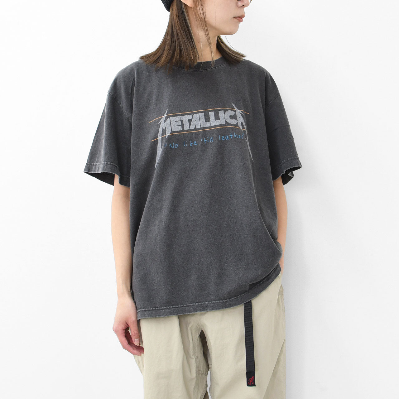 GOOD ROCK SPEED [グッドロックスピード] METALLICA PIGMENT LOGO T-SHIRT [25MET002W / 25MET101W] メタリカ ピグメント ロゴ Tシャツ [2025SS]