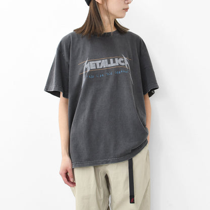 GOOD ROCK SPEED [グッドロックスピード] METALLICA PIGMENT LOGO T-SHIRT [25MET002W / 25MET101W] メタリカ ピグメント ロゴ Tシャツ [2025SS]