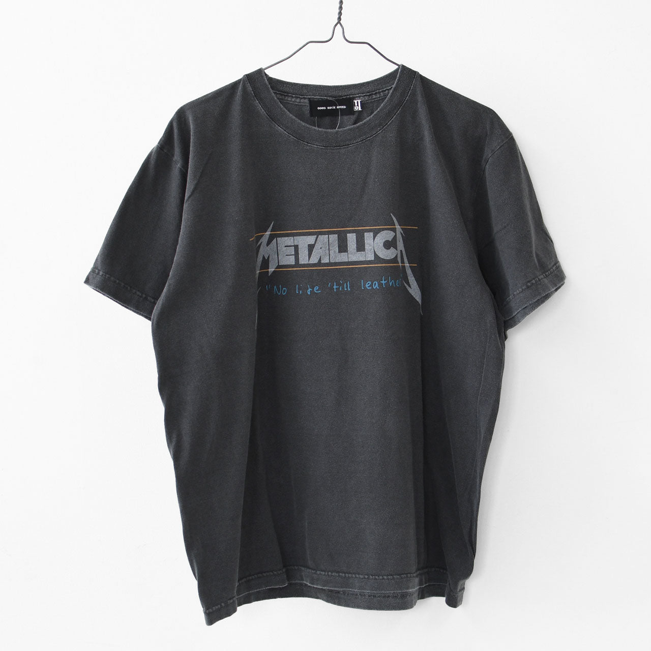 GOOD ROCK SPEED [グッドロックスピード] METALLICA PIGMENT LOGO T-SHIRT [25MET002W / 25MET101W] メタリカ ピグメント ロゴ Tシャツ [2025SS]
