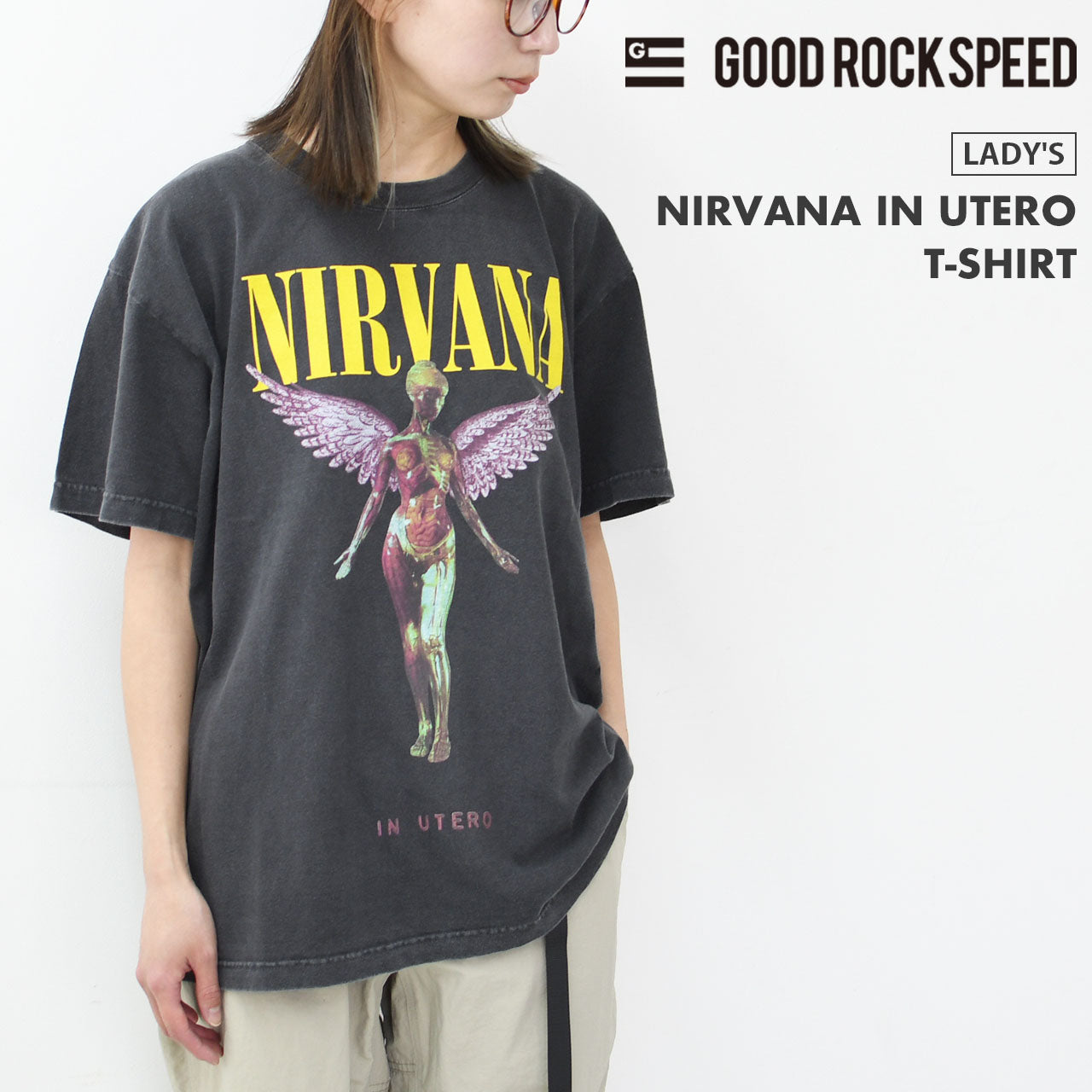 GOOD ROCK SPEED [グッドロックスピード] NIRVANA IN UTERO T-SHIRT  [25NVN103W] ニルヴァーナ　イン・ユーテロ　Tシャツ [2025SS]