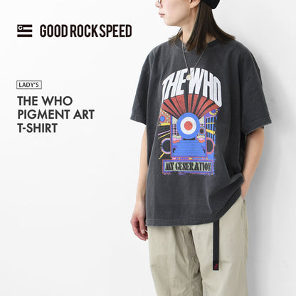 GOOD ROCK SPEED [グッドロックスピード] THE WHO PIGMENT ART T-SHIRT  [25WHO101W] ザ フー ピグメント アート Tシャツ[2025SS]