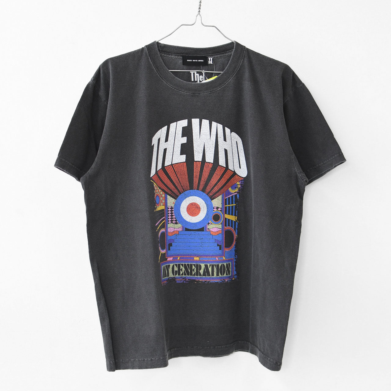 GOOD ROCK SPEED [グッドロックスピード] THE WHO PIGMENT ART T-SHIRT  [25WHO101W] ザ フー ピグメント アート Tシャツ[2025SS]