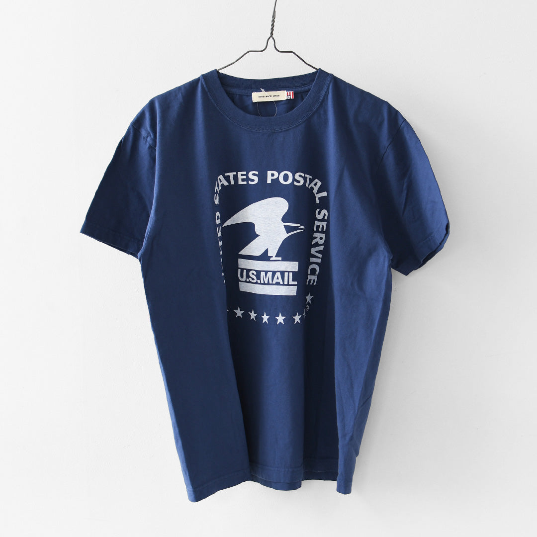 GOOD.R.SPEED [グッドロックスピード] USPS Eagle Logo T-Shirt [260USP009W] USPSイーグルロゴプリントTシャツ・半袖Tシャツ・シンプルTシャツ・カンパニーロゴ・アメカジ・ヴィンテージ・ロゴTシャツ・プリントTシャツ LADY'S [2026SS]