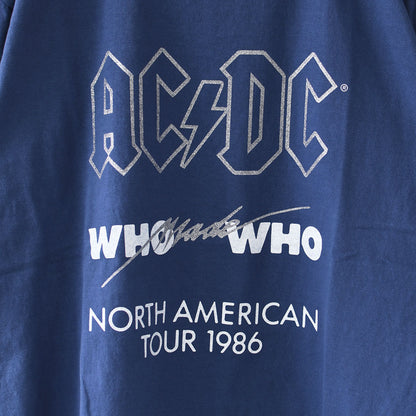 GOOD ROCK SPEED [グッドロックスピード] AC/DC GLITTER PRINT T-SHIRT  [26ACD001W] AC/DC グリッタープリントTシャツ・ 綿TEE・半袖・ショートスリーブ・プリントTEE・クルーネック・LADY'S [2026SS]