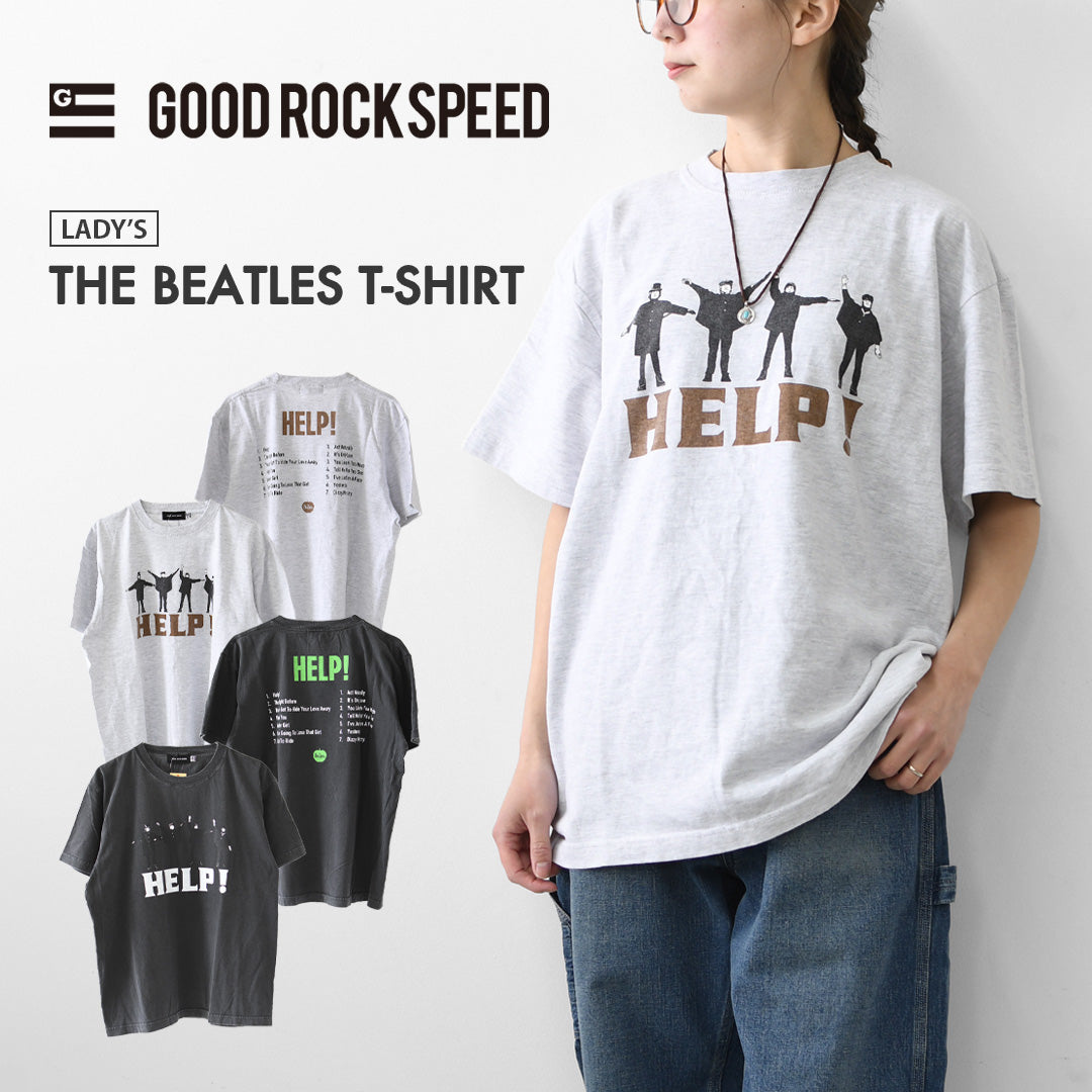 GOOD ROCK SPEED [グッドロックスピード] THE BEATLES T-SHIRT [26BTL003W] ザ ビートルズ Tシャツ・ 綿TEE・半袖・バンドT・プリントTEE・クルーネック・LADY'S [2026SS]