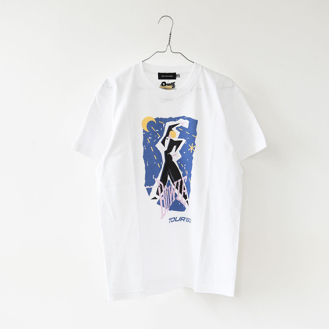 GOOD ROCK SPEED [グッドロックスピード] David Bowie TOUR'83 T-SHIRT [26DAB004W] デヴィッド・ボウイ ツアー'83 Tシャツ・ 綿TEE・半袖・バンドT・プリントTEE・クルーネック・LADY'S [2026SS]