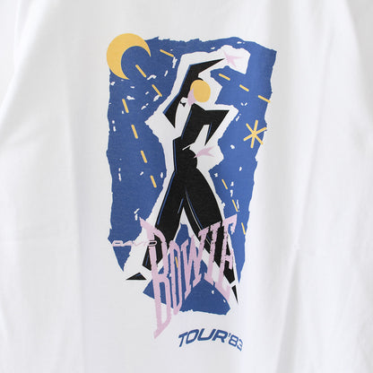 GOOD ROCK SPEED [グッドロックスピード] David Bowie TOUR'83 T-SHIRT [26DAB004W] デヴィッド・ボウイ ツアー'83 Tシャツ・ 綿TEE・半袖・バンドT・プリントTEE・クルーネック・LADY'S [2026SS]