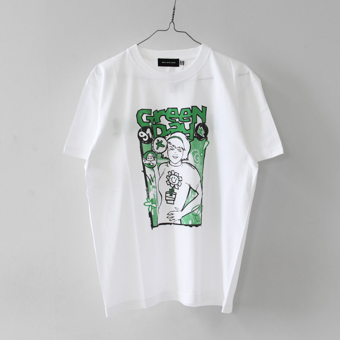 GOOD ROCK SPEED [グッドロックスピード] Green Day T-SHIRT [26GRD003W] グリーン Tシャツ・ 綿TEE・半袖・バンドT・プリントTEE・クルーネック・LADY'S [2026SS]