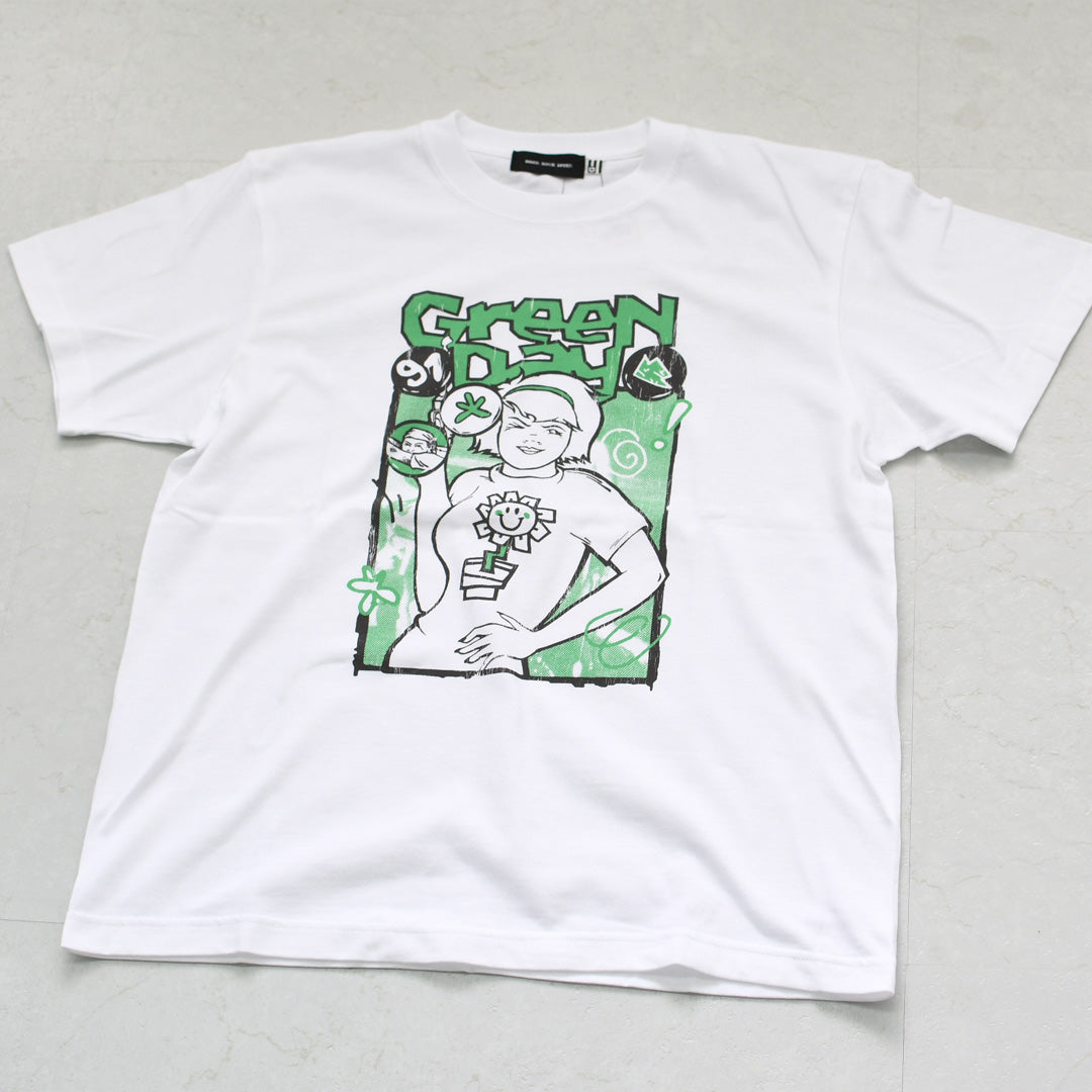 GOOD ROCK SPEED [グッドロックスピード] Green Day T-SHIRT [26GRD003W] グリーン Tシャツ・ 綿TEE・半袖・バンドT・プリントTEE・クルーネック・LADY'S [2026SS]