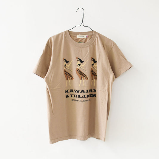GOOD.R.SPEED [グッドロックスピード] HAWAIIAN AIRLINE [26HWA004W] ハワイアン航空・半袖Tシャツ・シンプルTシャツ・ヘリテージロゴ・ヴィンテージ・ロゴTシャツ・プリントTシャツ・LADY'S [2026SS]