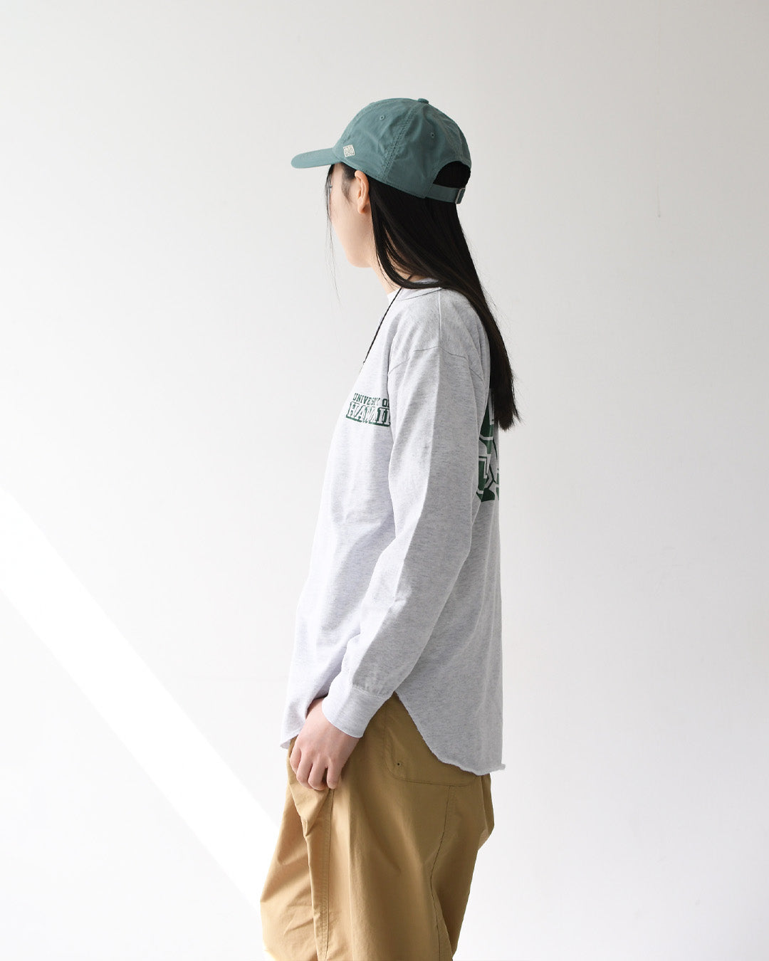 GOOD ROCK SPEED [グッドロックスピード] UNIVERSITY OF HAWAII LS T-SHIRT  [26HWI001W] ユニバーシティーオブハワイ ロングスリーブ Tシャツ・ 綿TEE・長袖・ロゴTEE・ナンバーT・LADY'S [2026SS]