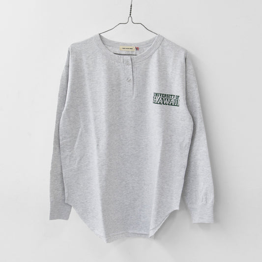 GOOD ROCK SPEED [グッドロックスピード] UNIVERSITY OF HAWAII LS T-SHIRT  [26HWI001W] ユニバーシティーオブハワイ ロングスリーブ Tシャツ・ 綿TEE・長袖・ロゴTEE・ナンバーT・LADY'S [2026SS]