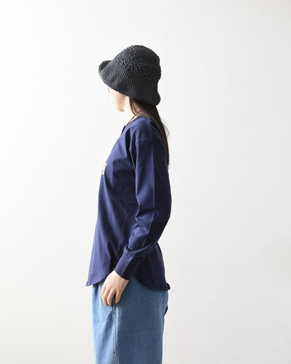 GOOD ROCK SPEED [グッドロックスピード] University of Michigan LS T-SHIRT [26MCG001W] ユニバーシティオブロングスリーブTシャツ・LADY'S [2026SS]
