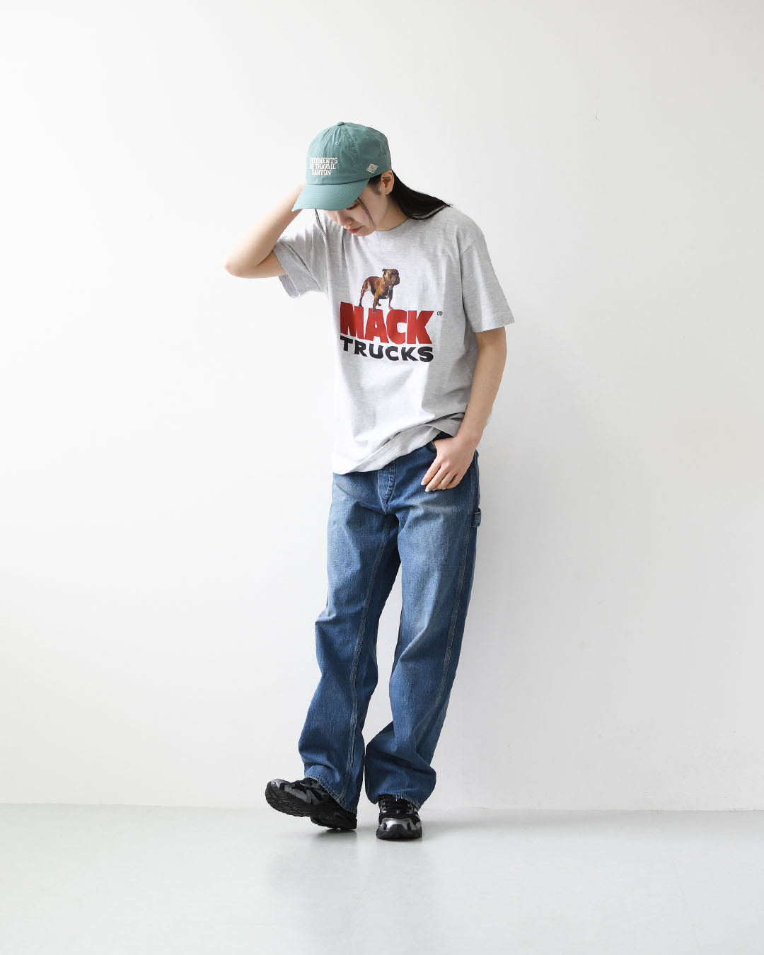 GOOD ROCK SPEED [グッドロックスピード] MACK TRUCKS BULLDOG LOGO T-SHIRT [26MTK002W] マック・トラックス ブルドッグロゴTシャツ・ 綿TEE・半袖・ショートスリーブ・プリントTEE・クルーネック・LADY'S [2026SS]