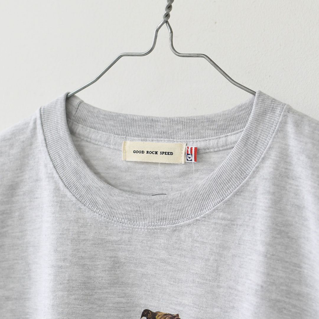 GOOD ROCK SPEED [グッドロックスピード] MACK TRUCKS BULLDOG LOGO T-SHIRT [26MTK002W] マック・トラックス ブルドッグロゴTシャツ・ 綿TEE・半袖・ショートスリーブ・プリントTEE・クルーネック・LADY'S [2026SS]