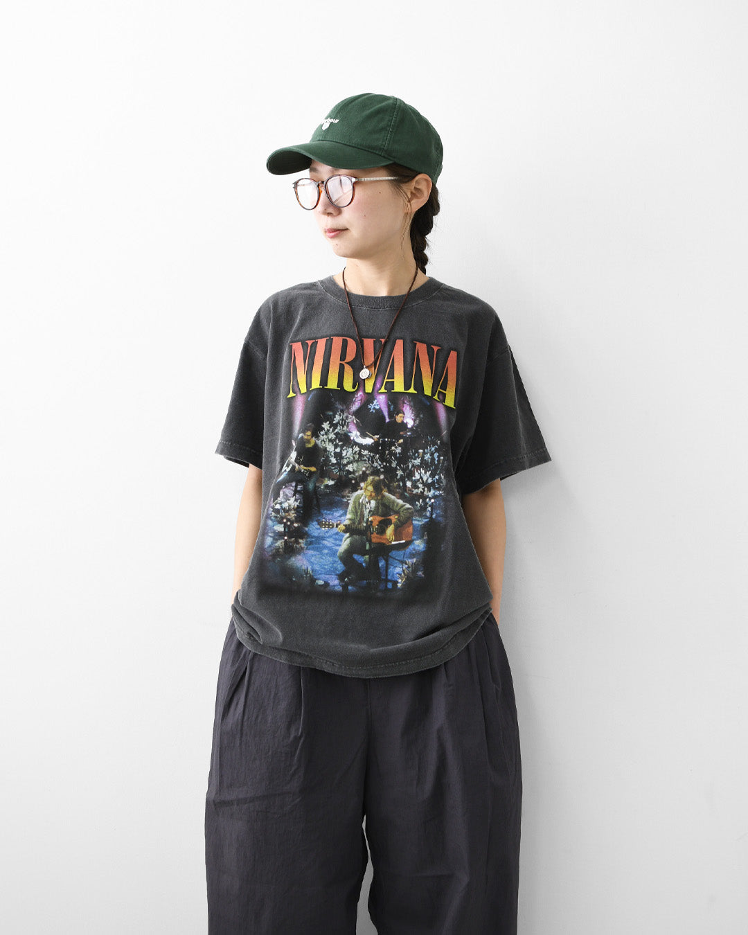 GOOD ROCK SPEED [グッドロックスピード] NIRVANA T-SHIRT [26NVN007W] ニルヴァーナ Tシャツ・ 綿TEE・半袖・バンドT・プリントTEE・クルーネック・LADY'S [2026SS]