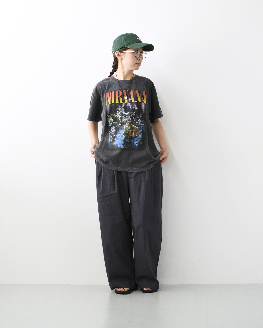 GOOD ROCK SPEED [グッドロックスピード] NIRVANA T-SHIRT [26NVN007W] ニルヴァーナ Tシャツ・ 綿TEE・半袖・バンドT・プリントTEE・クルーネック・LADY'S [2026SS]