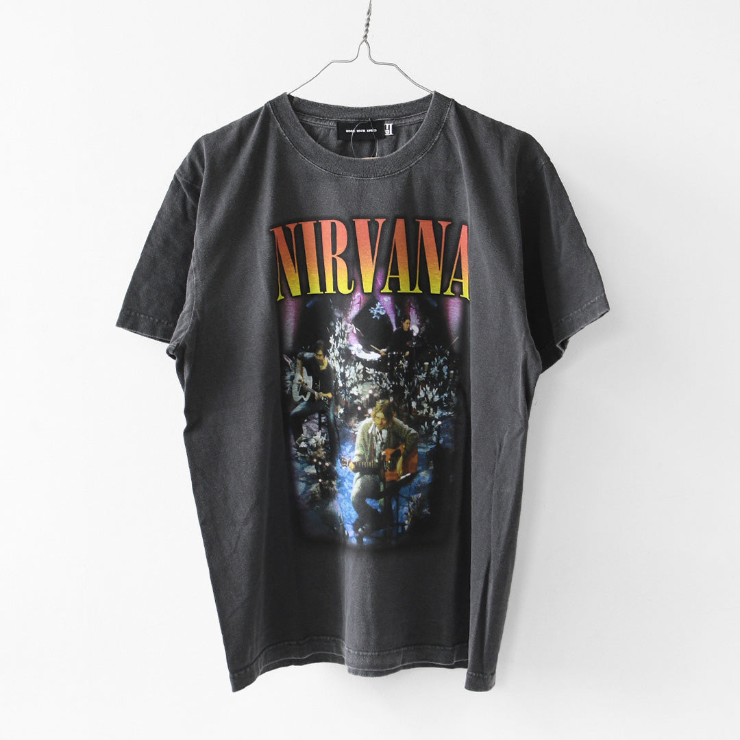 GOOD ROCK SPEED [グッドロックスピード] NIRVANA T-SHIRT [26NVN007W] ニルヴァーナ Tシャツ・ 綿TEE・半袖・バンドT・プリントTEE・クルーネック・LADY'S [2026SS]