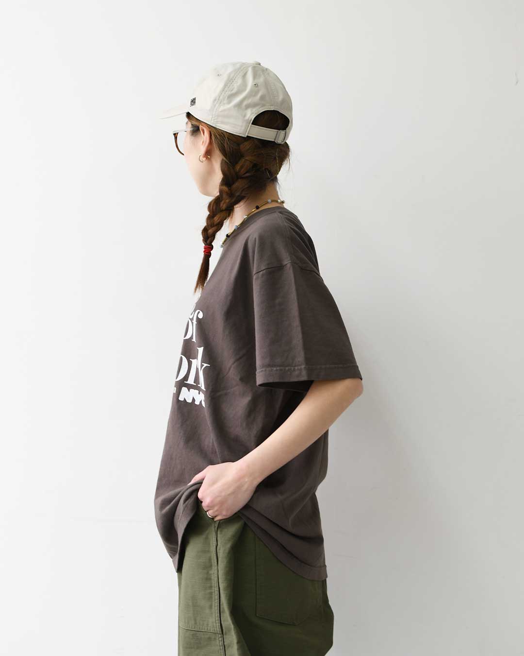 GOOD.R.SPEED [グッドロックスピード] NYC Print T-Shirt　[26NYC011W] NYCプリントtシャツ・半袖Tシャツ・ニューヨーク・ヴィンテージ・ロゴTシャツ・プリントTシャツ・LADY'S [2026SS]
