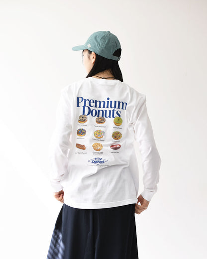 GOOD ROCK SPEED [グッドロックスピード] Randy's Donuts LS T-SHIRT  [26RDN001W] ランディドーナツ ロングスリーブTシャツ・ 綿TEE・長袖・ロングスリーブ・プリントTEE・クルーネック・LADY'S [2026SS]