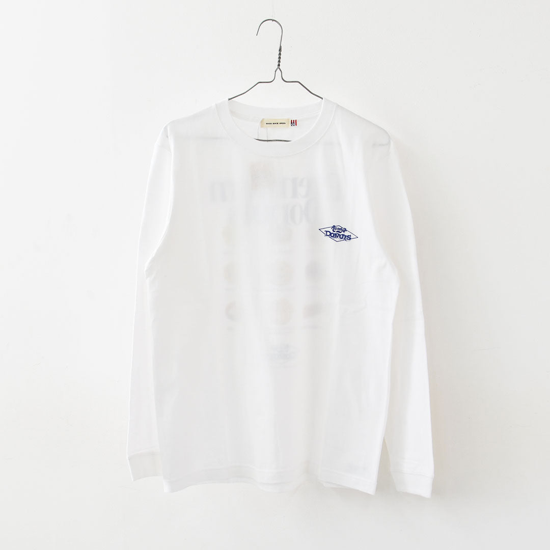 GOOD ROCK SPEED [グッドロックスピード] Randy's Donuts LS T-SHIRT  [26RDN001W] ランディドーナツ ロングスリーブTシャツ・ 綿TEE・長袖・ロングスリーブ・プリントTEE・クルーネック・LADY'S [2026SS]