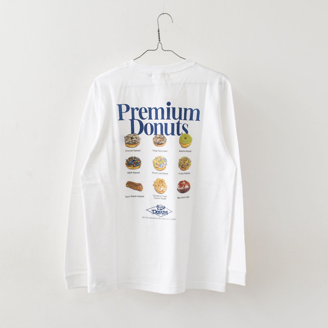 GOOD ROCK SPEED [グッドロックスピード] Randy's Donuts LS T-SHIRT  [26RDN001W] ランディドーナツ ロングスリーブTシャツ・ 綿TEE・長袖・ロングスリーブ・プリントTEE・クルーネック・LADY'S [2026SS]