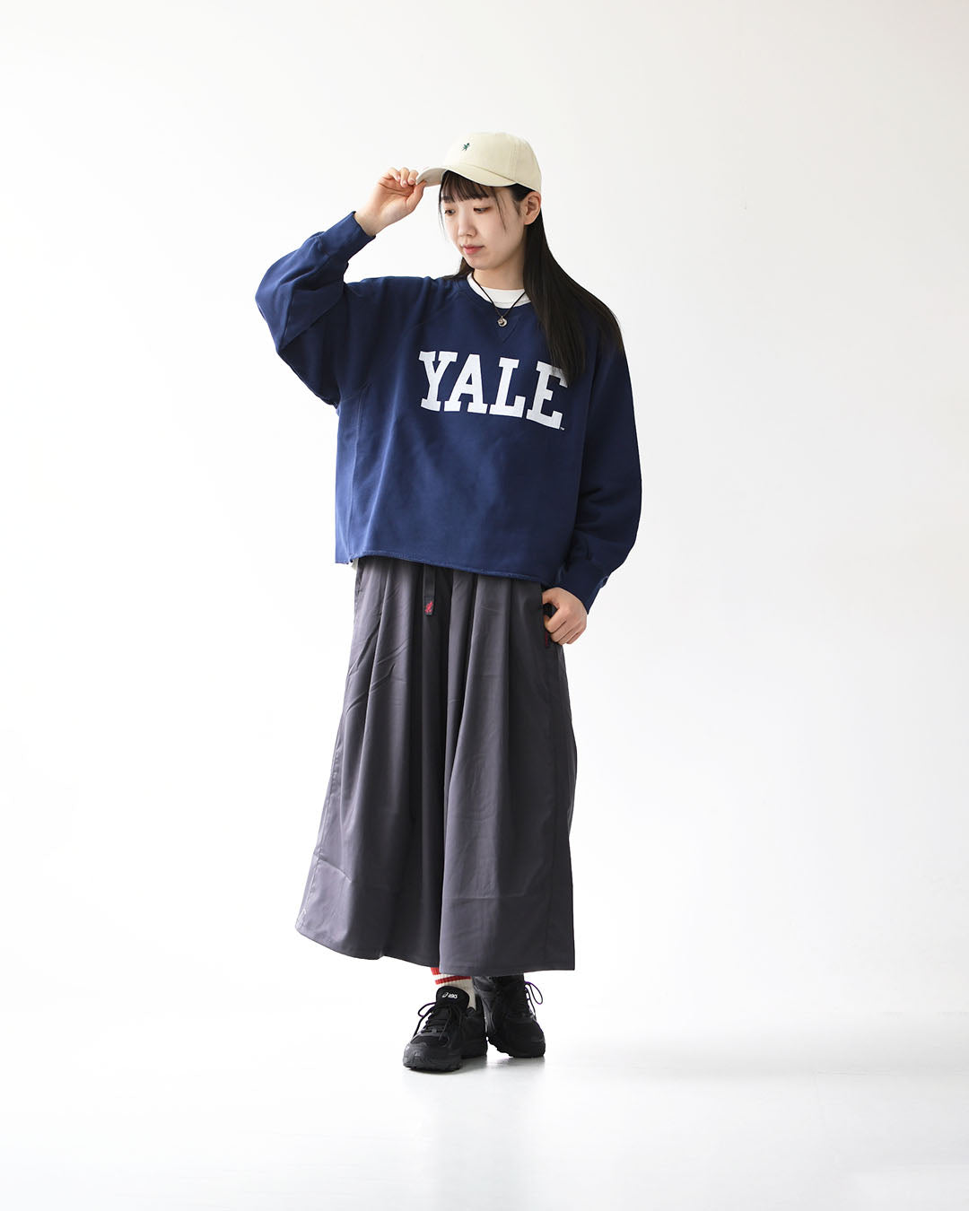 GOOD ROCK SPEED [グッドロックスピード] Yale University Raglan Sleeve Logo Sweatshirt [26YAL003W] ラグランスリーブロゴスウェットシャツ・ラグランスリーブ・ロゴスウェット・LADY'S [2026SS]