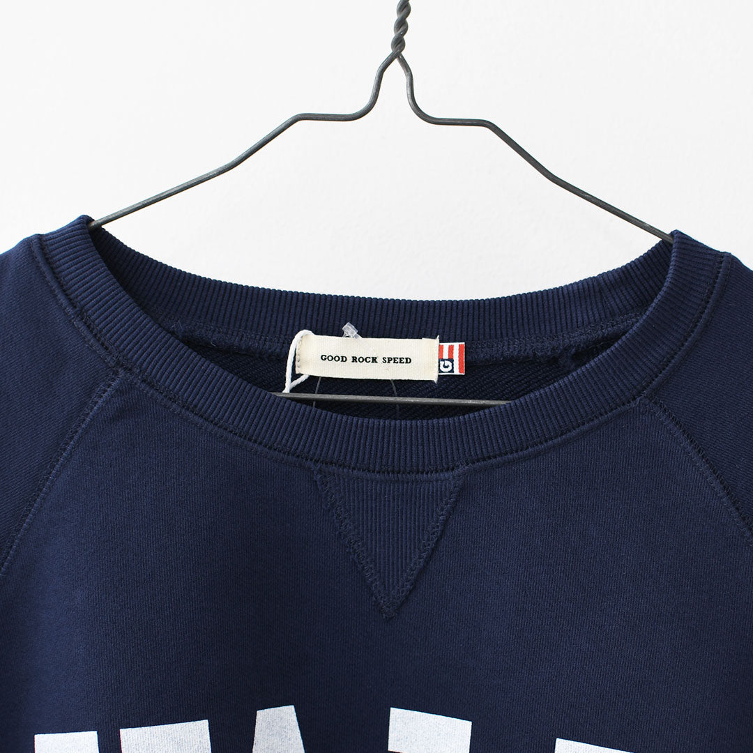GOOD ROCK SPEED [グッドロックスピード] Yale University Raglan Sleeve Logo Sweatshirt [26YAL003W] ラグランスリーブロゴスウェットシャツ・ラグランスリーブ・ロゴスウェット・LADY'S [2026SS]