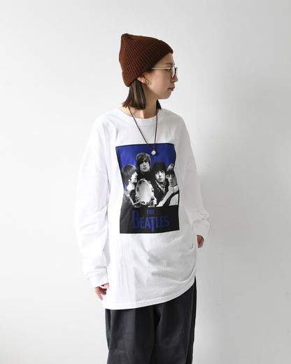 GOOD ROCK SPEED [グッドロックスピード] Photo Long Sleeve T-Shirt-THE BEATLES- [BTL203W] フォトロングスリーブTシャツ-ビートルズ -・ 綿TEE・長袖・ロングスリーブ・プリントTEE・クルーネック・LADY'S [2026AW]
