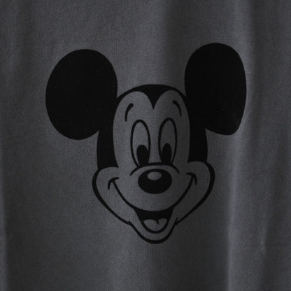 GOOD ROCK SPEED [グッドロックスピード] Flocked Raglan 3/4 Sleeve T-Shirt -Disney- [FDS205W] フロッキーラグラン 3/4 スリーブTシャツ・ 綿TEE・3/4スリーブ・クルーネック・プリントT・LADY'S [2026AW]