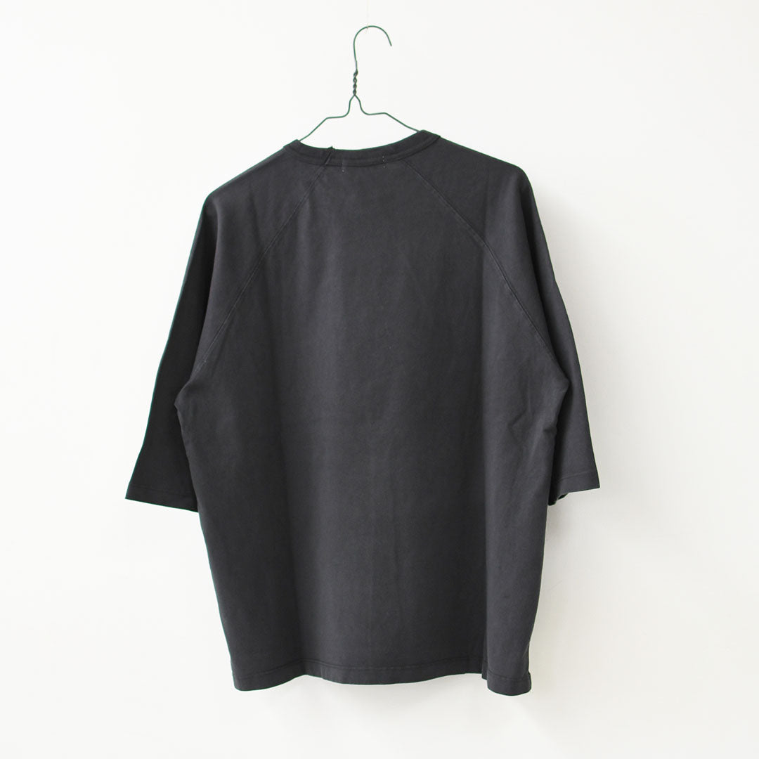 GOOD ROCK SPEED [グッドロックスピード] Flocked Raglan 3/4 Sleeve T-Shirt -Disney- [FDS205W] フロッキーラグラン 3/4 スリーブTシャツ・ 綿TEE・3/4スリーブ・クルーネック・プリントT・LADY'S [2026AW]
