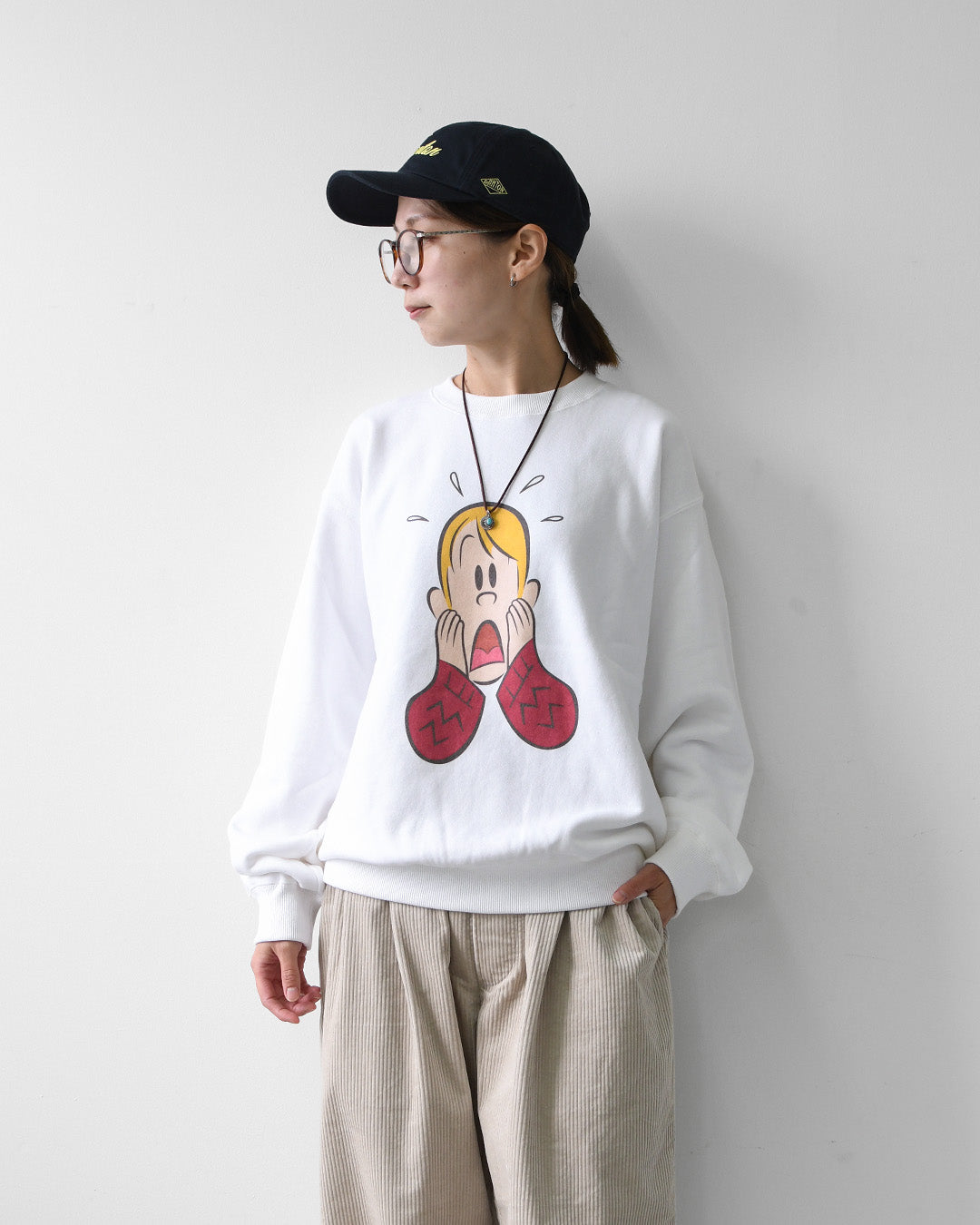 GOOD.R.SPEED [グッドロックスピード] HOMEALONE SweatShirts [fox204w] ホームアローン スウェットシャツ・スウェット・ホームアローン・プリント・クリスマス・LADY'S [2026AW]