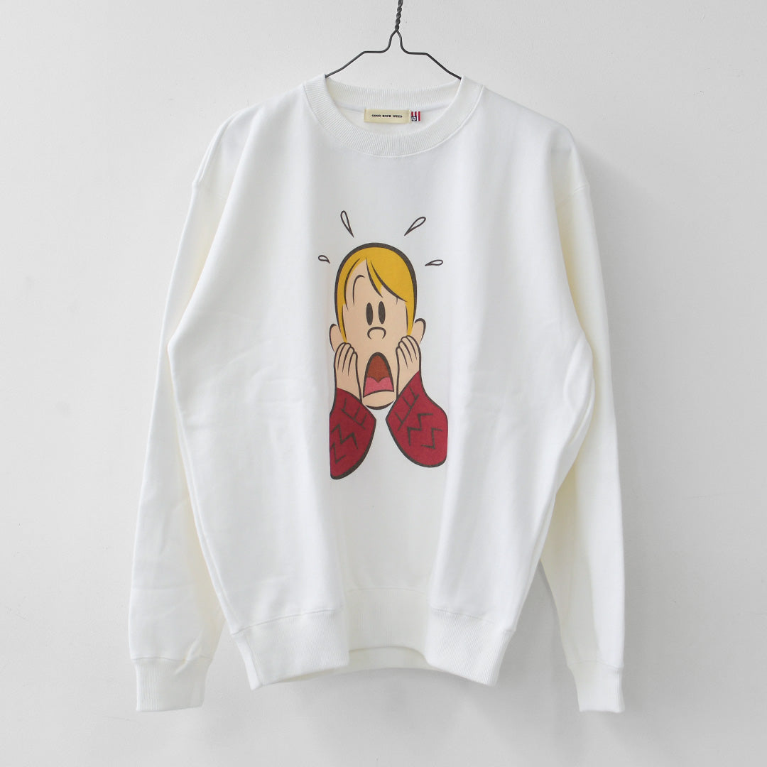 GOOD.R.SPEED [グッドロックスピード] HOMEALONE SweatShirts [fox204w] ホームアローン スウェットシャツ・スウェット・ホームアローン・プリント・クリスマス・LADY'S [2026AW]