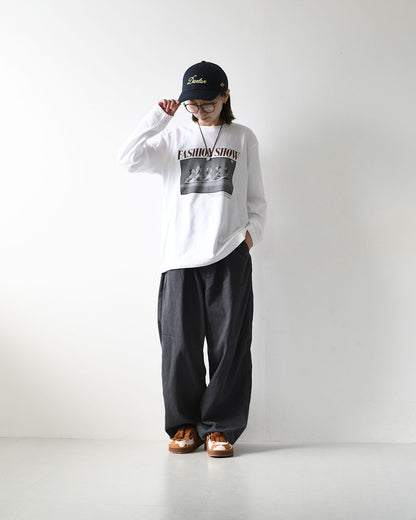 GOOD ROCK SPEED [グッドロックスピード] FASHION SHOW PHOTO LONG SLEEVE T-SHIRT [LFE207W] ファッションショーフォトロングスリーブTシャツ・ 綿TEE・長袖・ロングスリーブ・プリントTEE・クルーネック・LADY'S [2026AW]