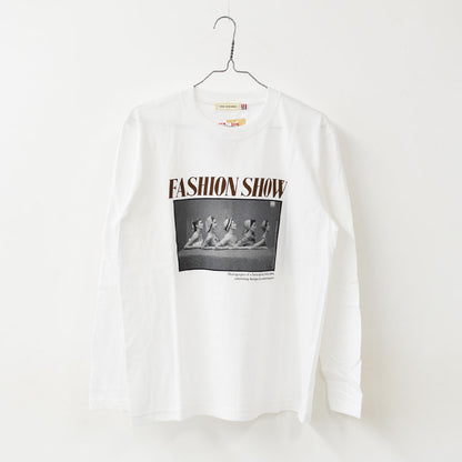 GOOD ROCK SPEED [グッドロックスピード] FASHION SHOW PHOTO LONG SLEEVE T-SHIRT [LFE207W] ファッションショーフォトロングスリーブTシャツ・ 綿TEE・長袖・ロングスリーブ・プリントTEE・クルーネック・LADY'S [2026AW]