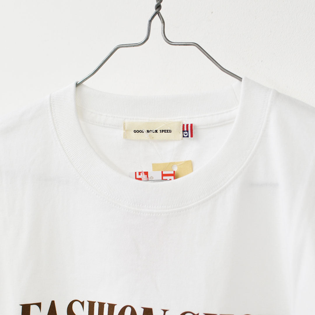 GOOD ROCK SPEED [グッドロックスピード] FASHION SHOW PHOTO LONG SLEEVE T-SHIRT [LFE207W] ファッションショーフォトロングスリーブTシャツ・ 綿TEE・長袖・ロングスリーブ・プリントTEE・クルーネック・LADY'S [2026AW]