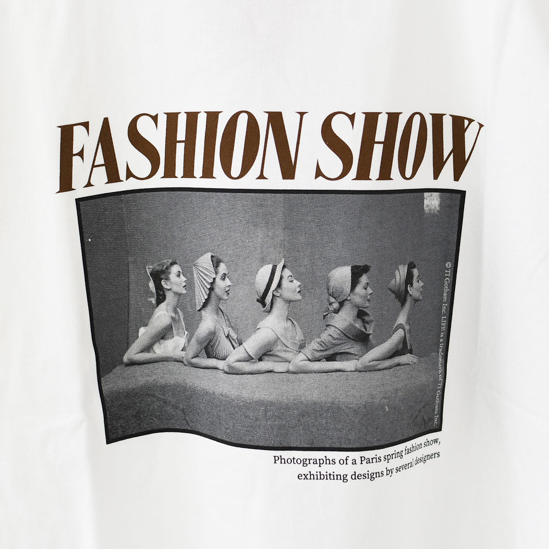 GOOD ROCK SPEED [グッドロックスピード] FASHION SHOW PHOTO LONG SLEEVE T-SHIRT [LFE207W] ファッションショーフォトロングスリーブTシャツ・ 綿TEE・長袖・ロングスリーブ・プリントTEE・クルーネック・LADY'S [2026AW]