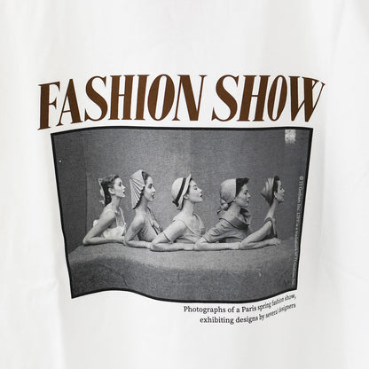 GOOD ROCK SPEED [グッドロックスピード] FASHION SHOW PHOTO LONG SLEEVE T-SHIRT [LFE207W] ファッションショーフォトロングスリーブTシャツ・ 綿TEE・長袖・ロングスリーブ・プリントTEE・クルーネック・LADY'S [2026AW]