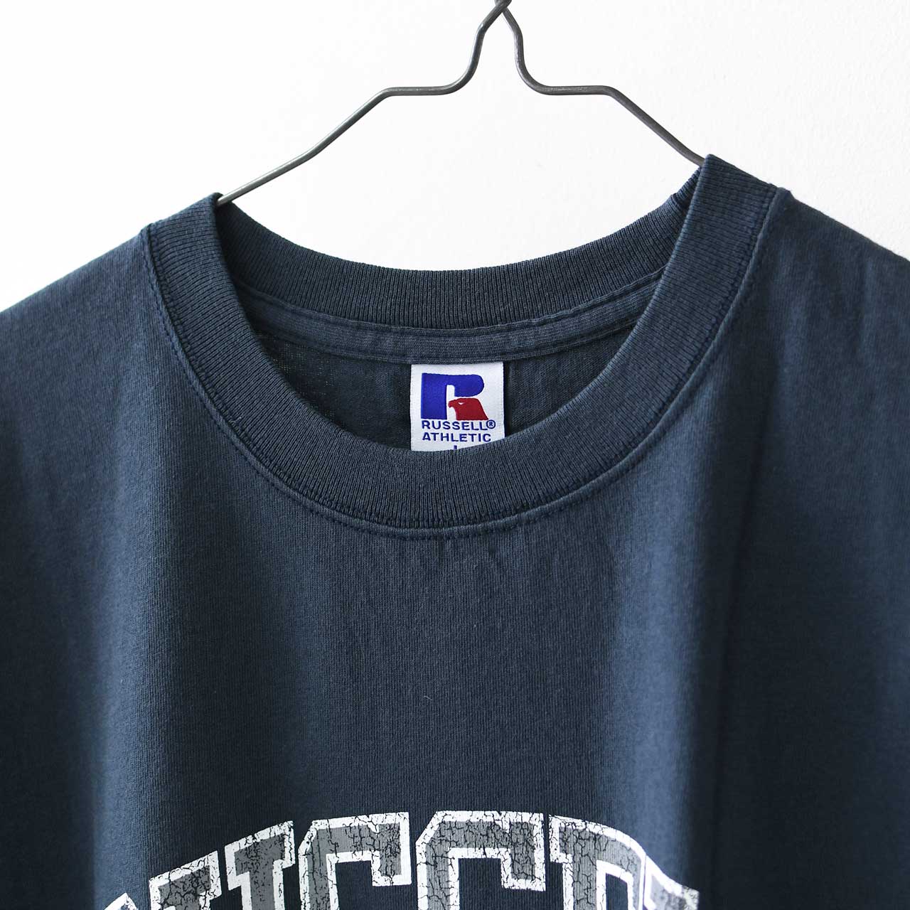 RUSSELL ATHLETIC [ラッセルアスレティック] BOOKSTRE Jersey S/S Classic Arch Logo T [RC-25509] ブックストアジャージーショートスリーブクラッシックアーチロゴティーシャツ [2025SS]