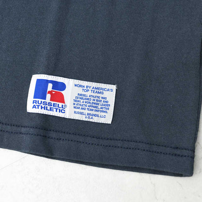 RUSSELL ATHLETIC [ラッセルアスレティック] BOOKSTRE Jersey S/S Classic Arch Logo T [RC-25509] ブックストアジャージーショートスリーブクラッシックアーチロゴティーシャツ [2025SS]
