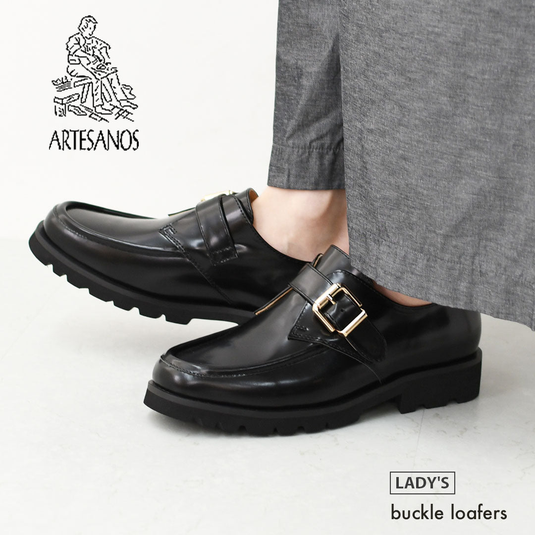 ARTESANOS [アルテサノス] バックルローファー [NSH312-50F] レディース靴・ローファー・フォーマル・キレイめ・LADY'S [2026SS]