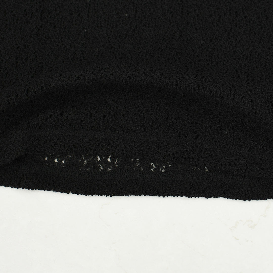 mizuiro ind [ミズイロ インド] lace crew neck T shirt [1-210080] レースクルーネックTシャツ・レースTシャツ・インナー・レイヤードアイテム・LADY'S [2026SS]