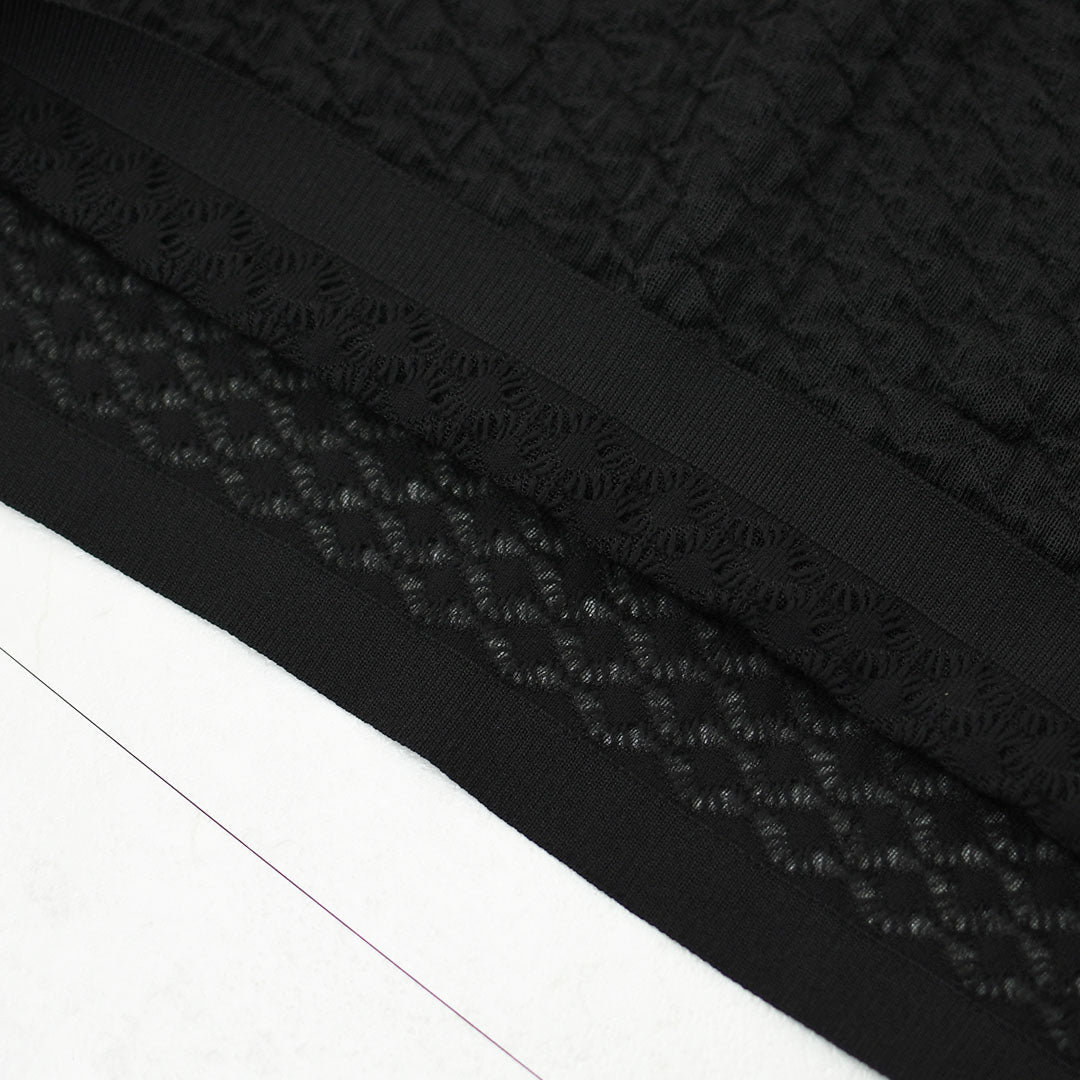 mizuiro ind [ミズイロ インド] patterned sheer wide P/O [1-220058] パターンドシアーワイドプルオーバー・シアープルオーバー・ワイドシルエット・LADY'S [2026SS]