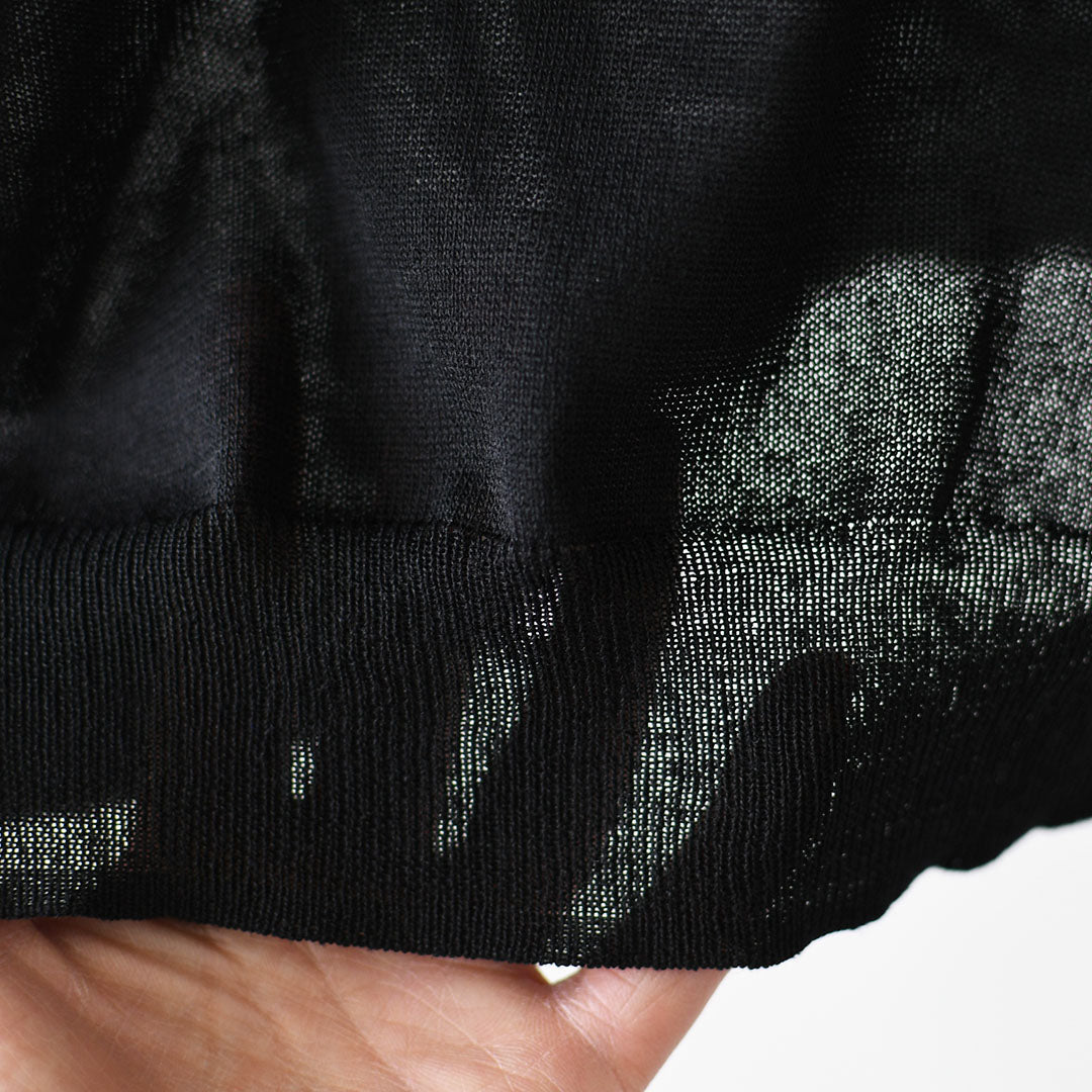 mizuiro ind [ミズイロ インド] sheer wide cocoon P/O・wide cocoon sheer vest [1-220063]シアーワイドコクーンプルオーバー・ワイドコクーンシアーベスト・コクーンシルエット・ワイドシルエット・ゆったりシルエット・コクーンベスト・LADY'S[2026SS]